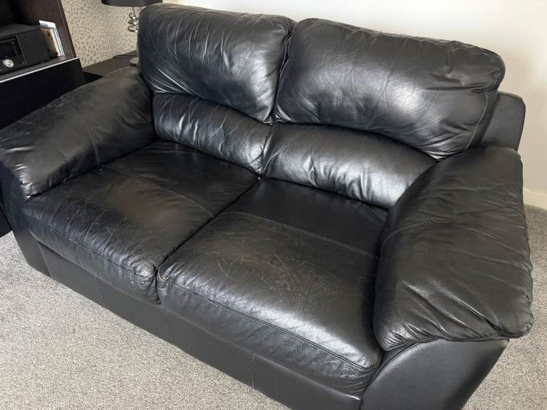 2 Seater Leather Sofa