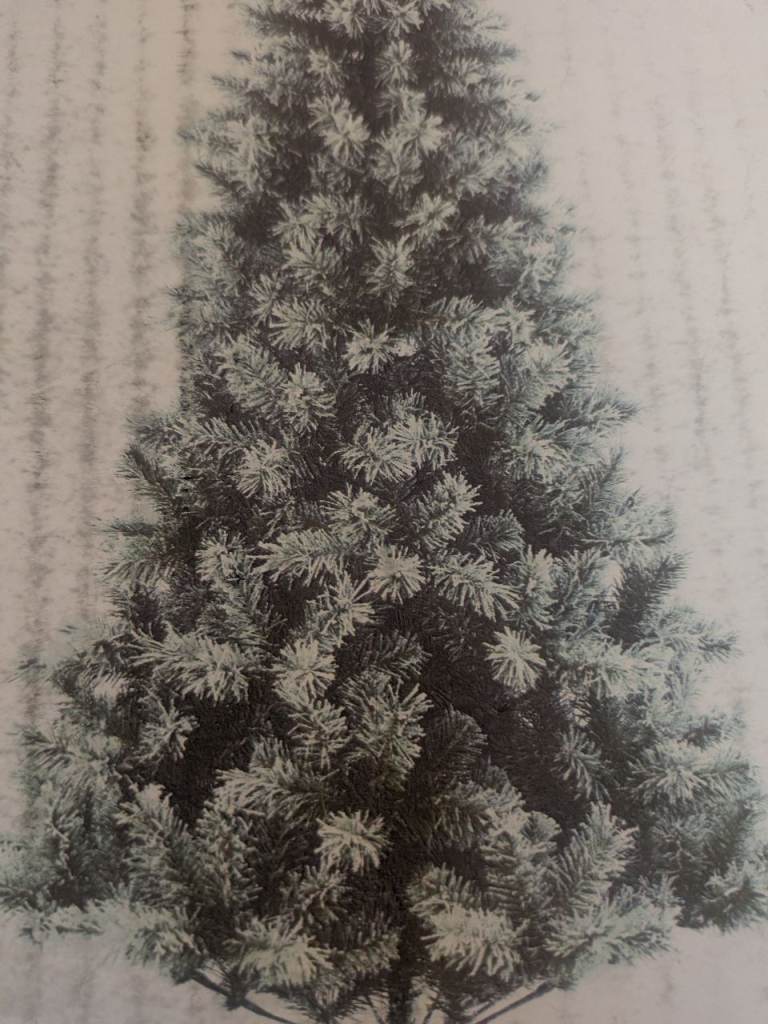 7ft Scandinavian tip spruce fir artificial Christmas tree 