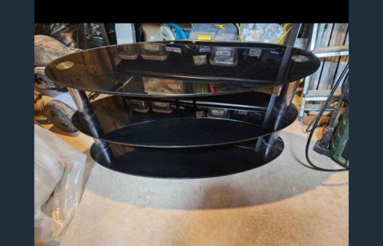Glass TV Stand