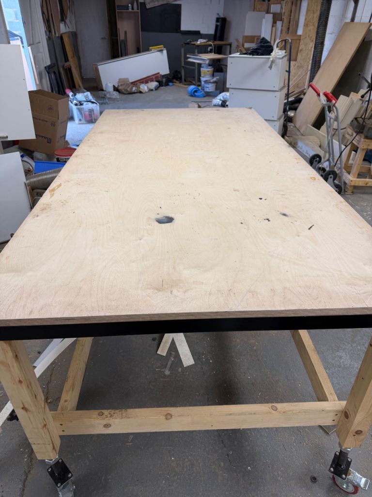 Workbench 30mm full sheet of marine plywood