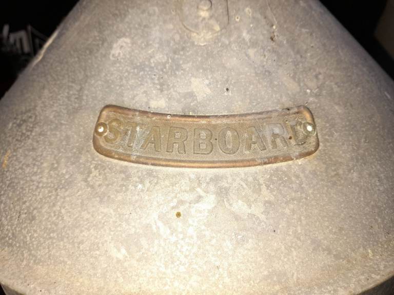 1942 Vintage meteorite ship navigation latern set of 2 