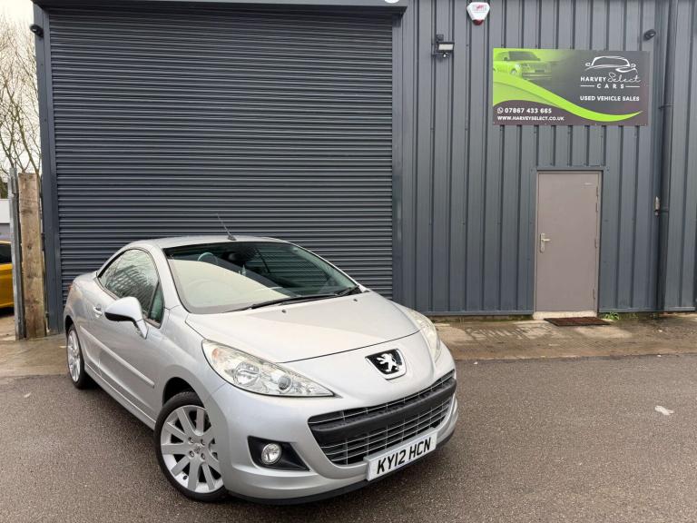 2012 Peugeot 207 1.6 VTi GT 2dr CONVERTIBLE PETROL Manual