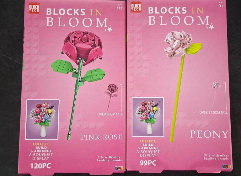 Building blocks flowers brand new