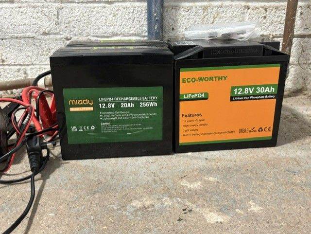 LiFePO4 lithium batteries 