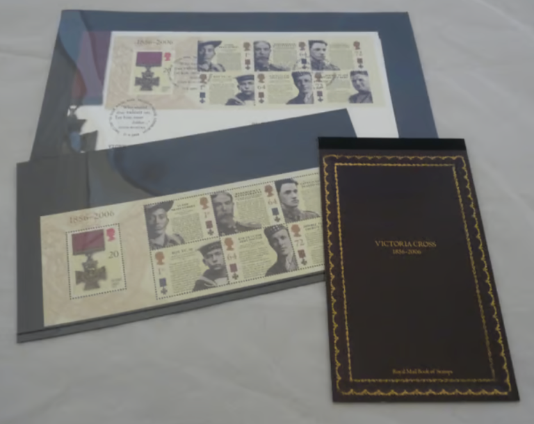 Set of Victoria Cross Stamps, Sheet of Stamps & First Day Cover 21 September 2006