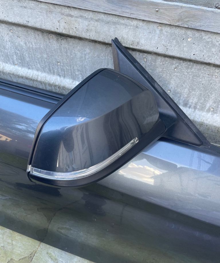 BMW 4 SERIES F32 COUPE DRIVER/RIGHT SIDE O/S WING MIRROR IN GREY 2014-19