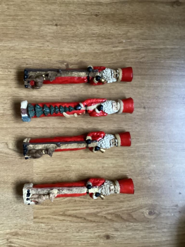 Santa Candles vintage 