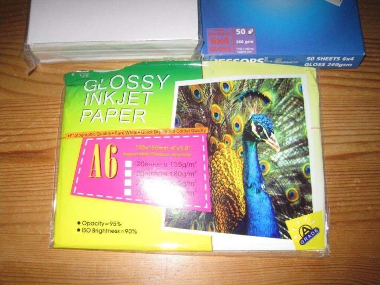 Kodak & Jessops Photo paper