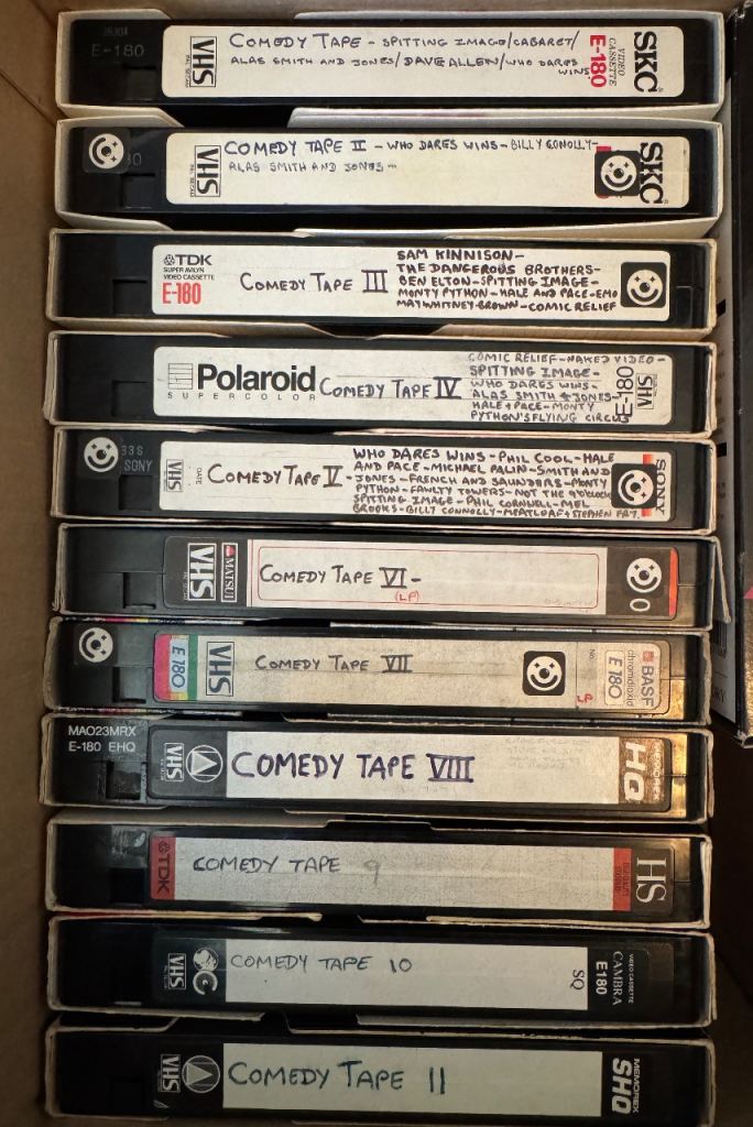 VHS COMEDY TAPES C.1990’s