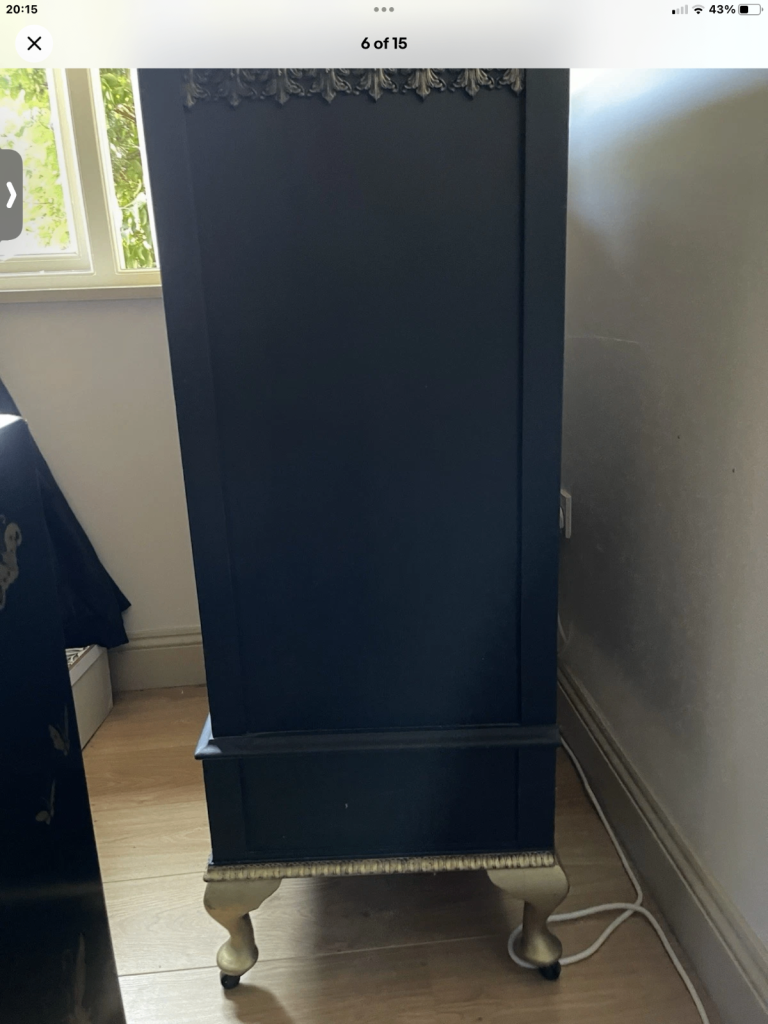 Chest Of Drawers Theme: “Serene Thoughts”  Upcycled Hand Painted