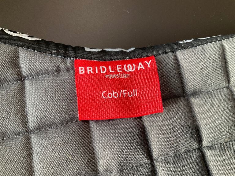 Bridleway Fleece Edged Saddlecloth Saddle pad. Cob/full