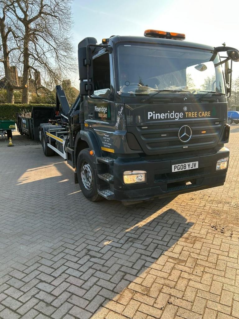 Mercedes-Benz Axor [Phone number removed]ton hook loader crane lorry Manaul 