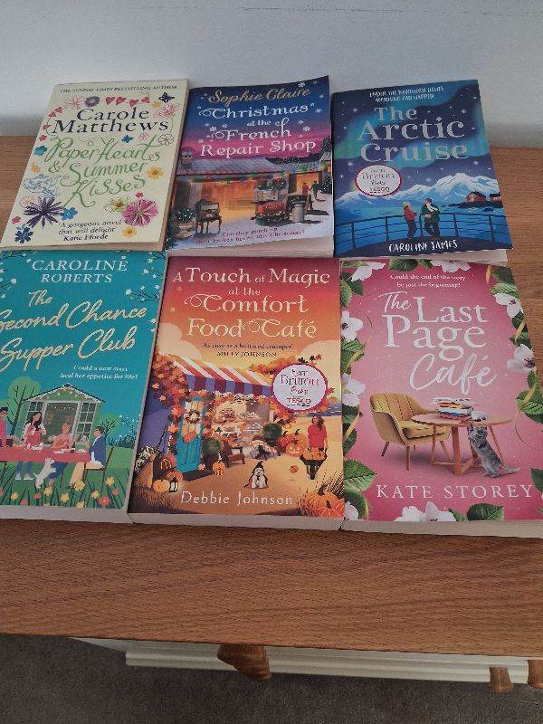 Job Lot of 6 Fiction Novels – Good Condition