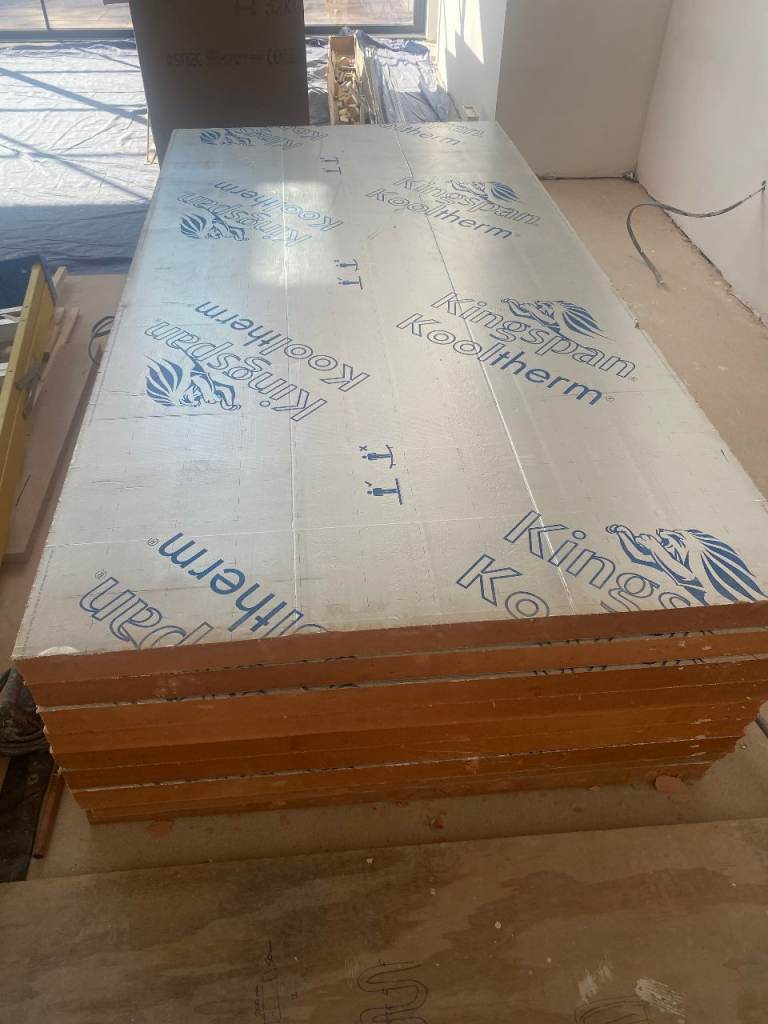 New 8 X 60mm  Kingspan Kooltherm K112 Insulation Boards 