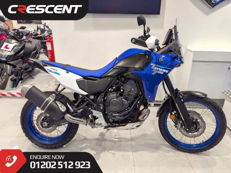 2025 YAMAHA TENERE 700- WITH ONLY 199 MILES.
