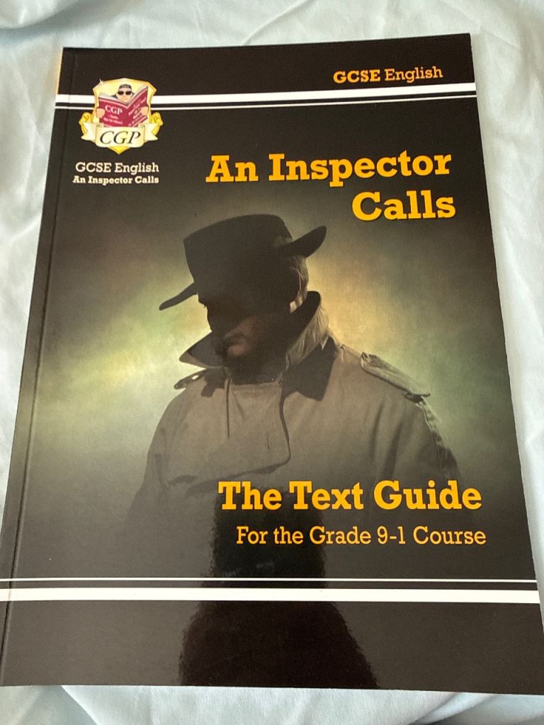 GCSE English An inspector calls text guide
