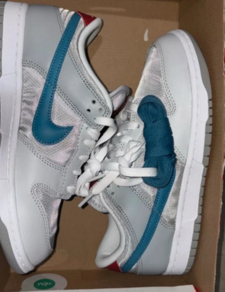 Nike dunk low silver surfer