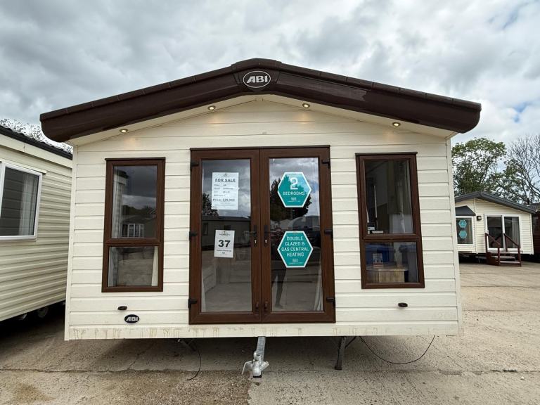 2 Bed 40x14 Offsite Static Caravan - DG, CH, Ensuite Shower, French Doors, Sofas