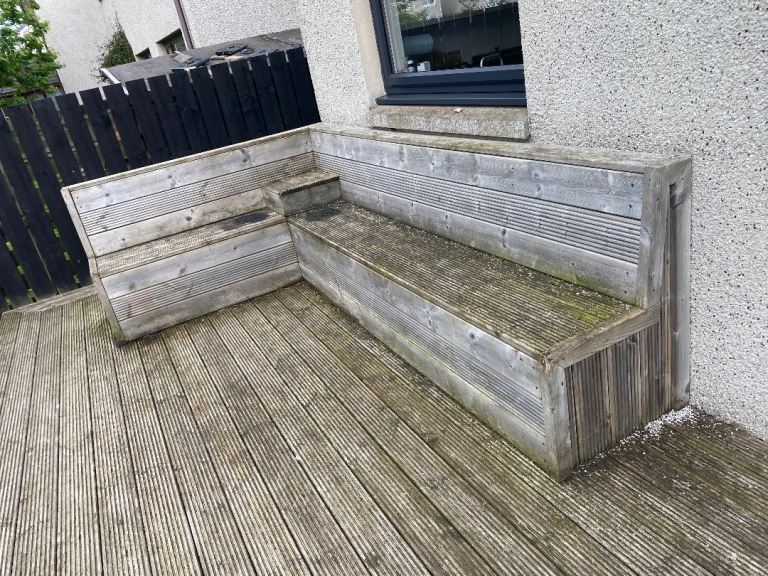 Scrap firewood decking chair FOC
