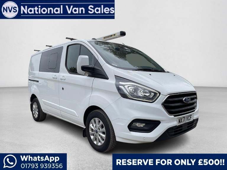 image for 2021 Ford Transit Custom 2.0 320 EcoBlue Limited Crew Van L1 H1 Euro 6 (s/s) 5dr PANEL VAN Diesel...