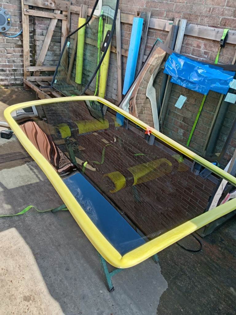 Merc sprinter. Side loading door Window.  Privacy glass. 