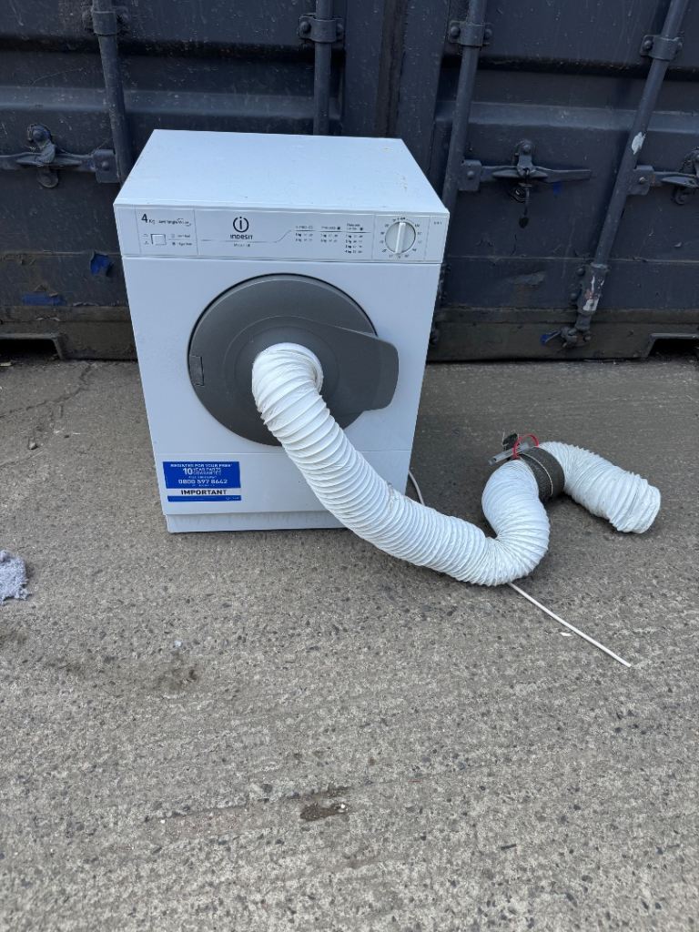 Indesit Vented Tumble Dryer – White, Good Condition