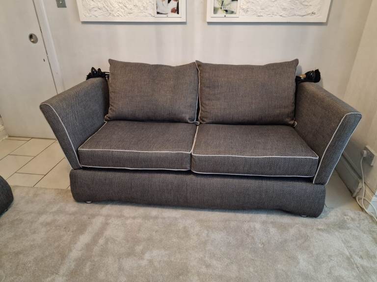 Grey Knole 3 Seater Sofa 