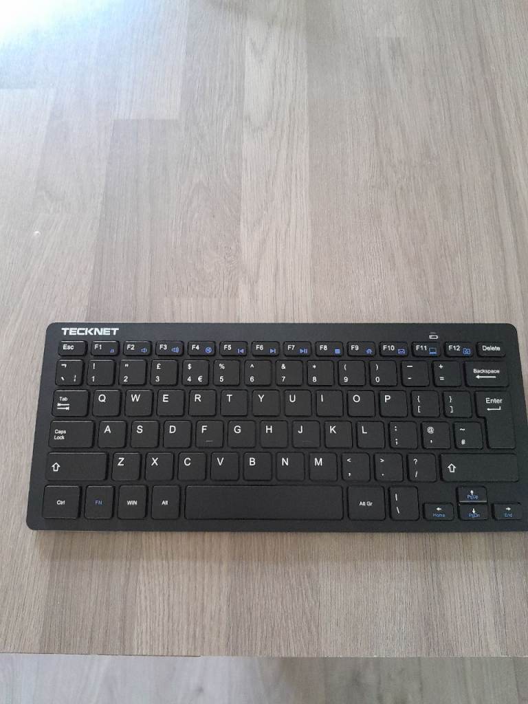 TECKNET 2.4G Wireless Keyboard For Windows/Chrome OS,Mini Quiet with 12 months Battery Life 