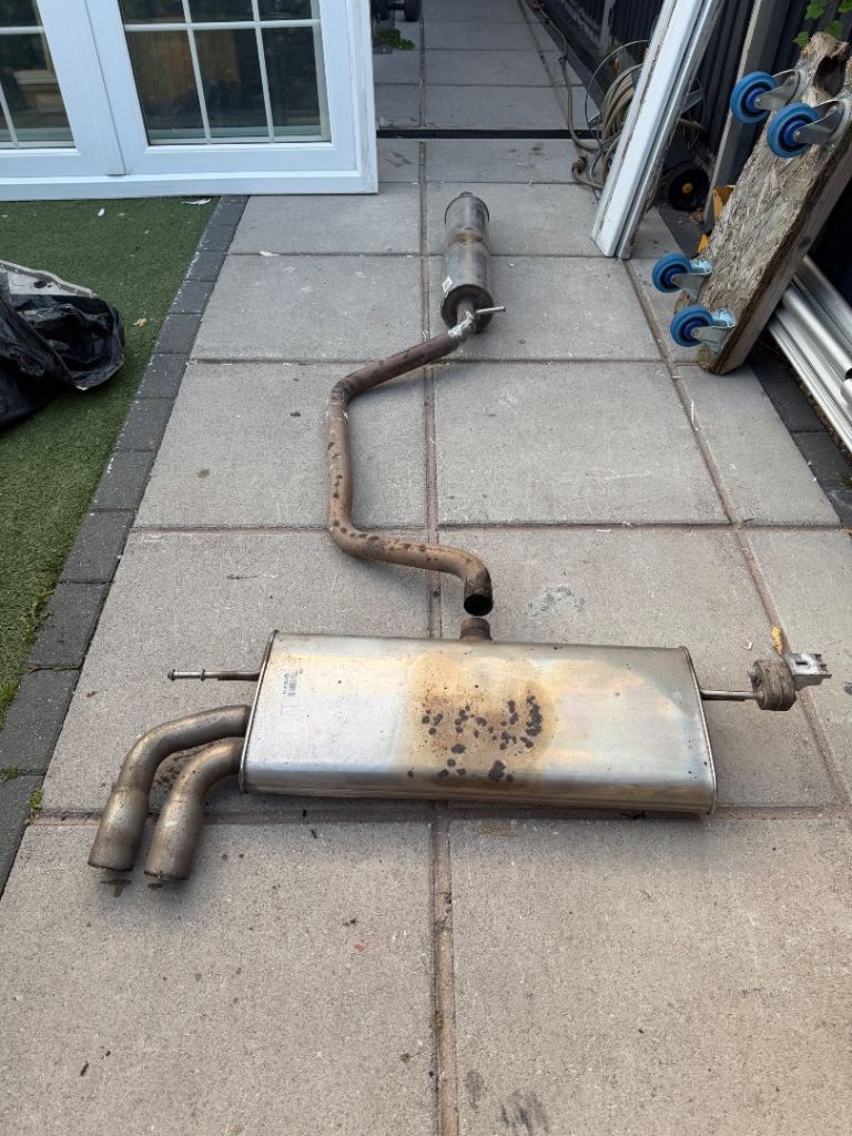 exhaust of a 2013 golf 1.4 tsi 