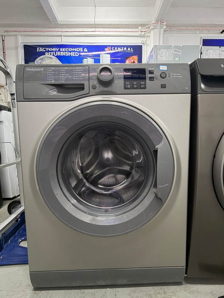 Hotpoint 7 kg 1400 RPM Washing Machine - Graphite