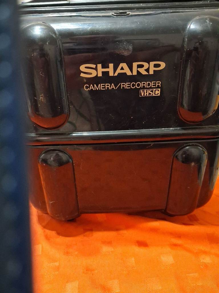 Sharp VHS-C Video Camera Recorder with Original Hard Case
