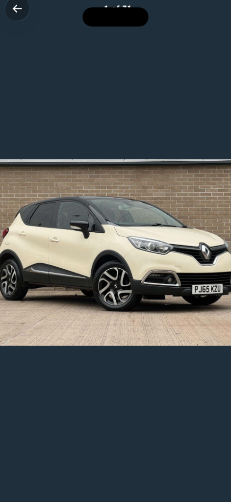 Renault, CAPTUR, Hatchback, 2015, Manual, 1461 (cc), 5 doors