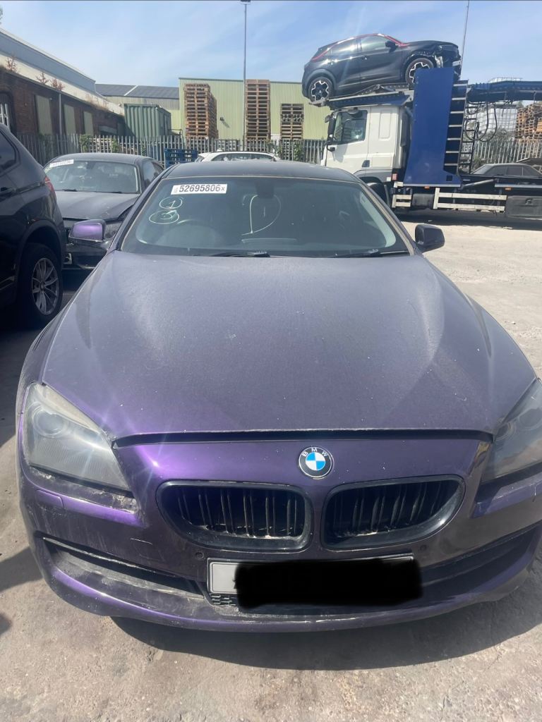 BMW 640D F13 F12 F06 PRE LCI BREAKING PARTS BUMPER HEADLIGHT BONNET WING DOOR MIRROR SLAMPANEL