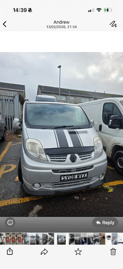 Renault, TRAFIC, Panel Van, 2008, Manual, 1996 (cc)