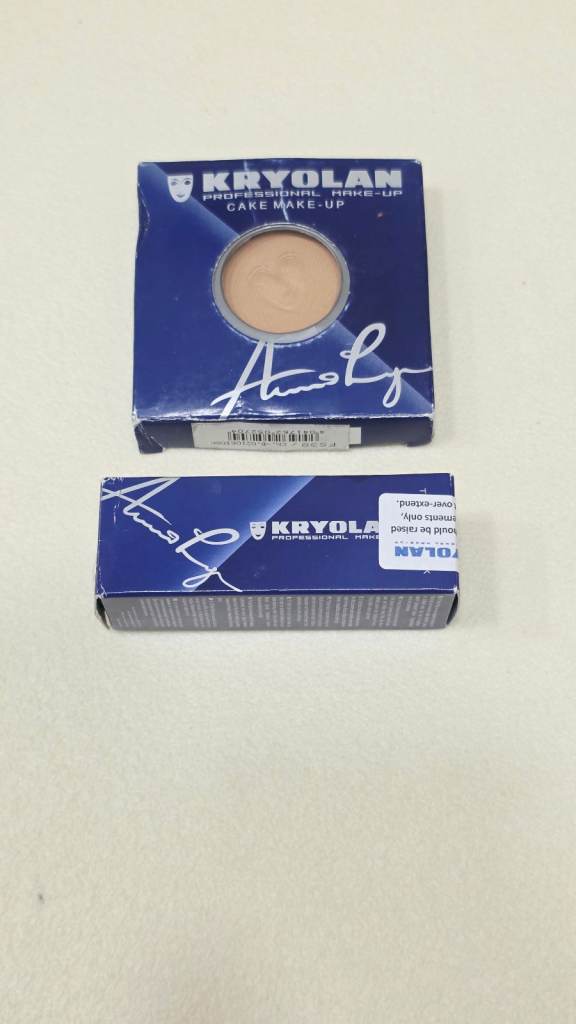 Kryolan Professional Cake Make-Up + TV Paint Stick FS45 Foundation - Authentic German Makeup