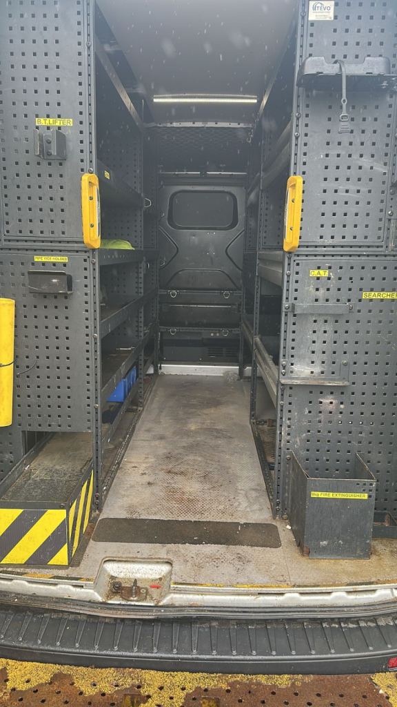 Solid van racking  