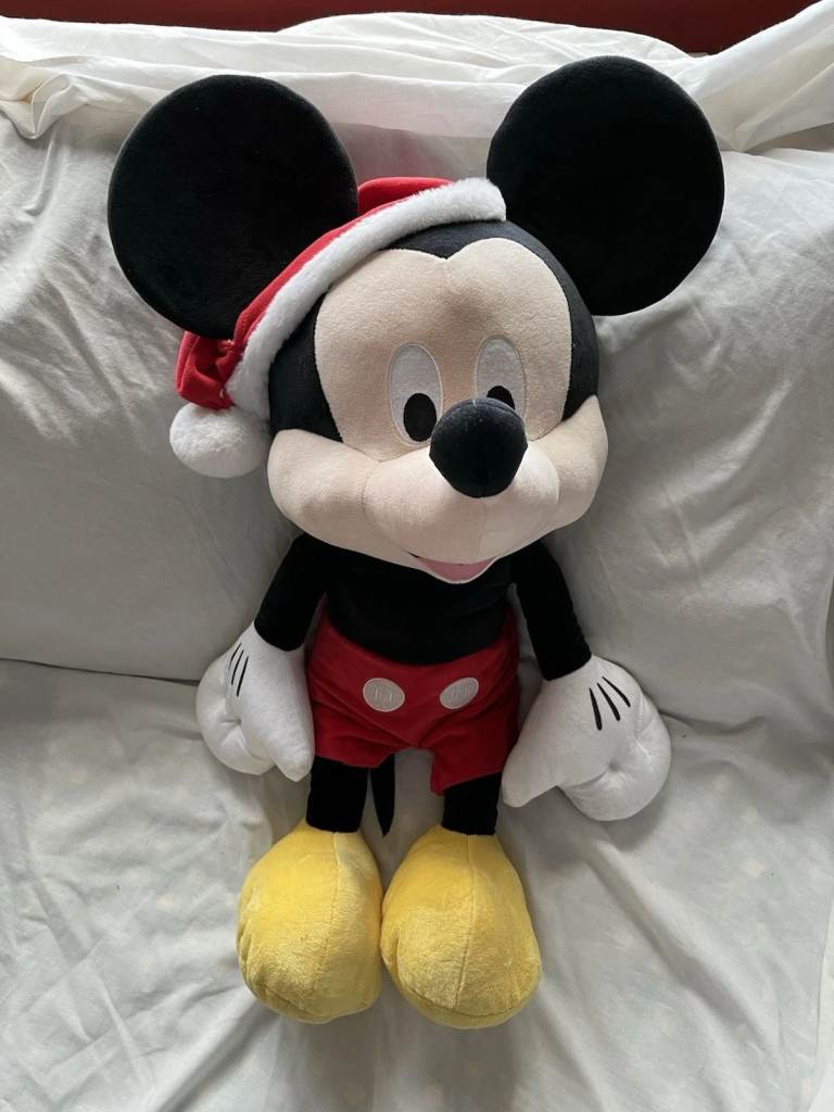 Large Mickey Mouse Christmas Soft Toy Disney Collectable Plush 65cm