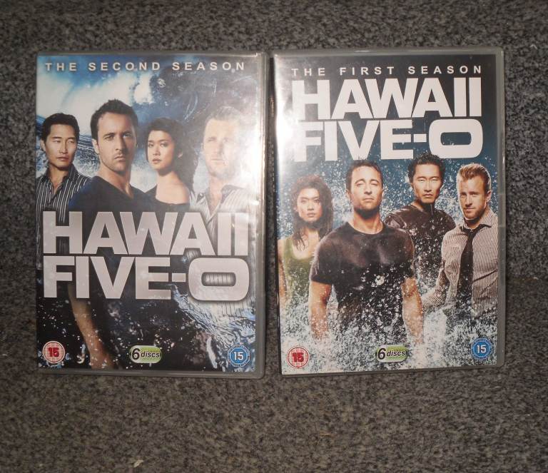 Hawaii Five-0 DVD Box Sets - Seasons 1 & 2, Good Condition