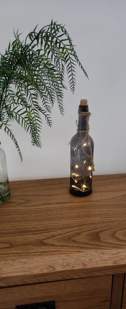 Bottle and lights ornament 