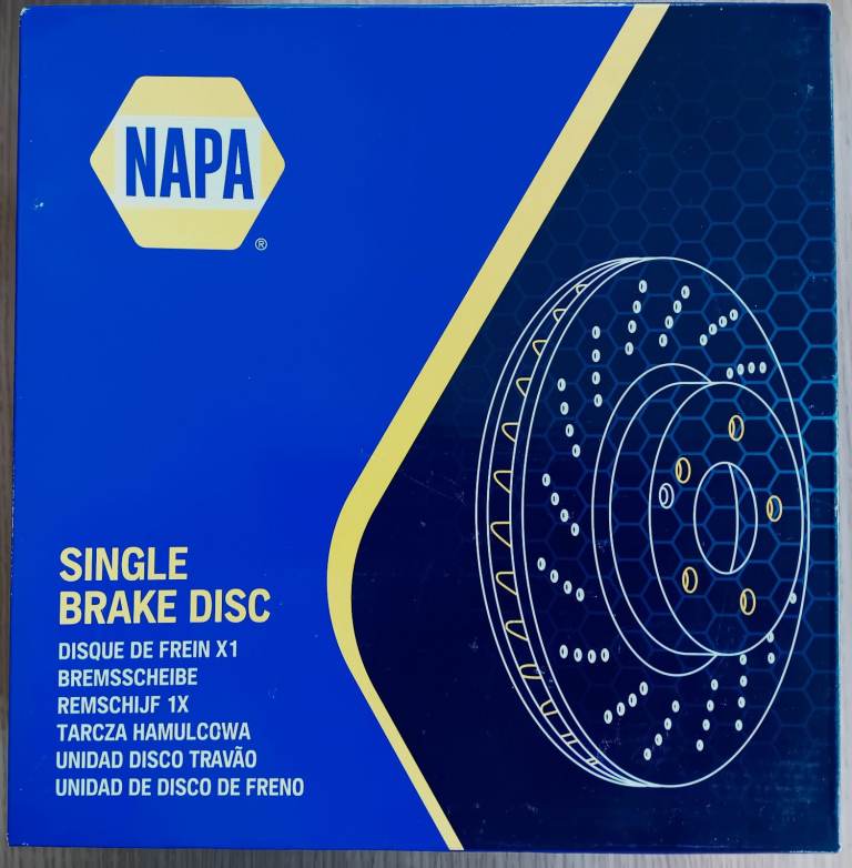 2 x brake discs. Rear wheel. Napa. Honda. NBD5360 S260-5 New Unopened.