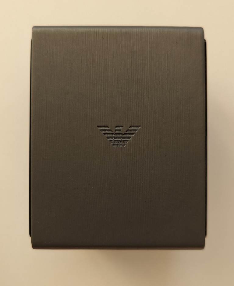 Emporio Armani AR2488 Watch Black Stainless Steel. Box, papers and receipt