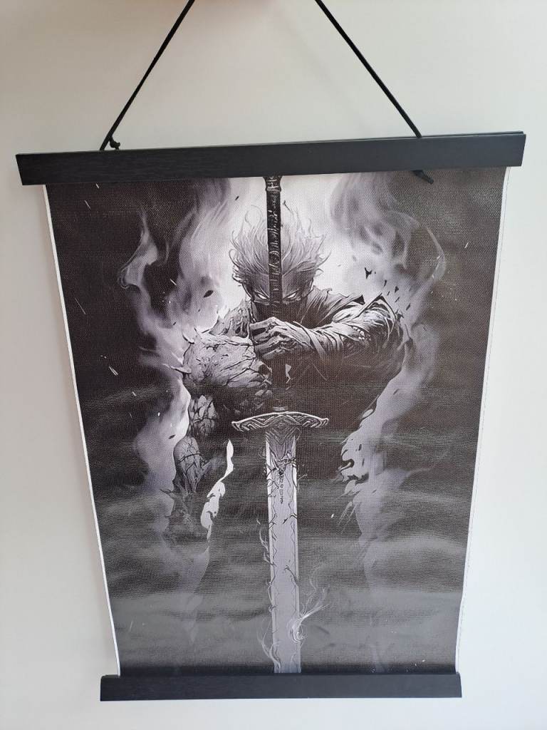Fantasy Art Print with Magnetic Frame – Approx 45cm High
