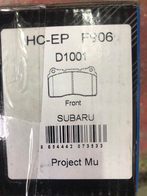 Subaru Front Brake Pads