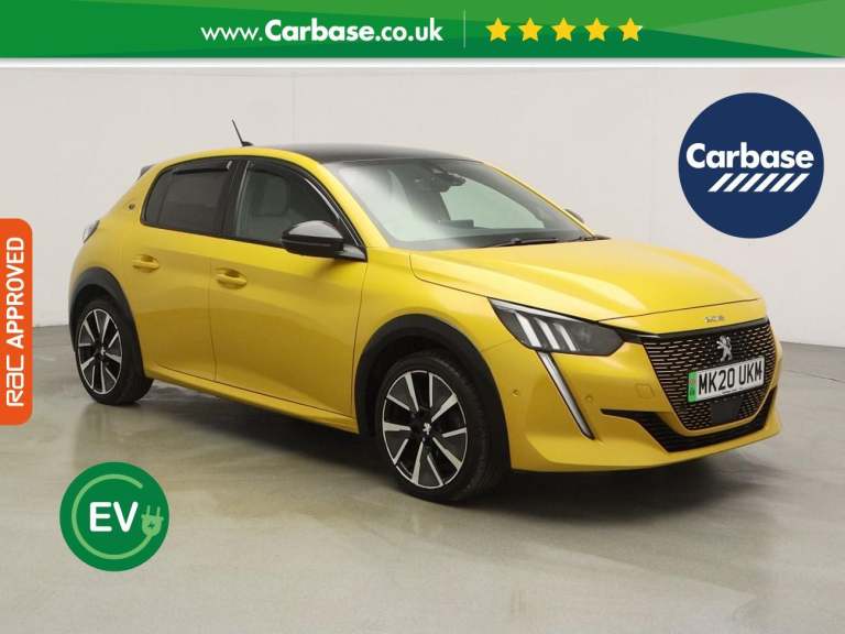 2020 Peugeot E-208 50kWh GT Hatchback 5dr Electric Auto (136 ps) Hatchback ELECTRIC Automatic