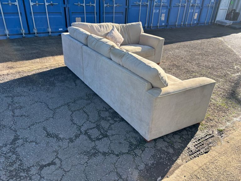 Large beige corner sofa DELIVERY AVAILABLE!