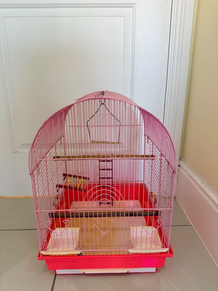 BARGAIN. PINK BIRD CAGE 