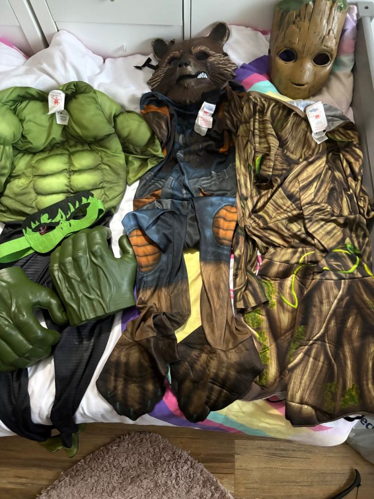 Medium Rubies Official Guardians of the Galaxy and Hulk Costumes and accessories 