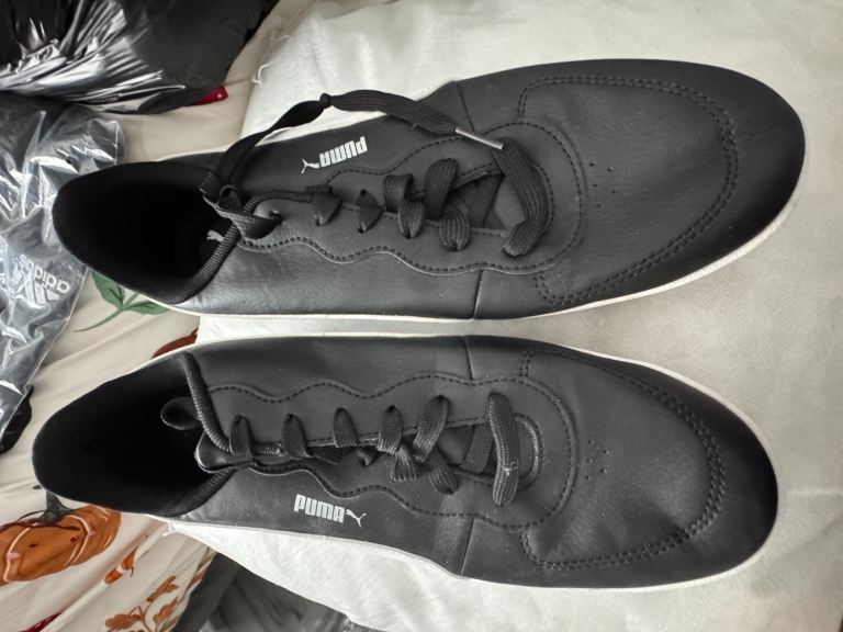 Puma Black Trainers UK Size 8 – Good Condition