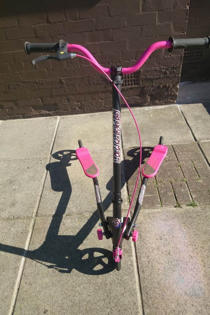 Sporter Kids Scooter – Pink and Black, Good Condition