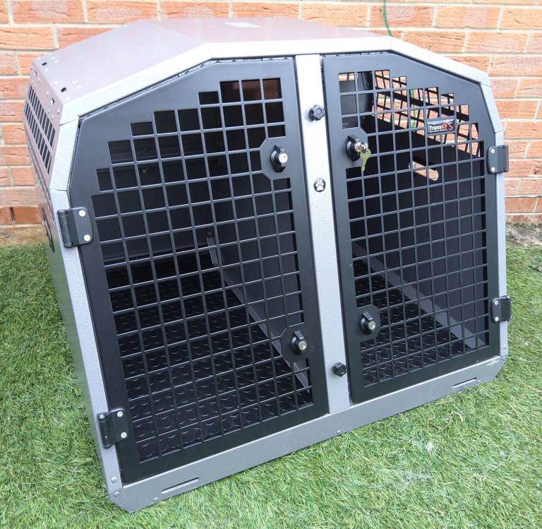 Trans K9 ( B34 ) Transport double dog cage (Lockable & Crash Tested) TransK9
